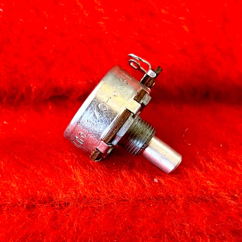 Clarostat 1 MEG Audio taper pot 1966 fender telecaster precision bass potentiometer original vintage USA image 1