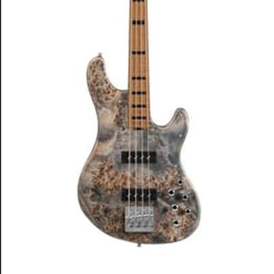 Cort GB-MODERN 4-String OPCG Electric Bass w/case Open Pore Black / Charcoal Grey image 9