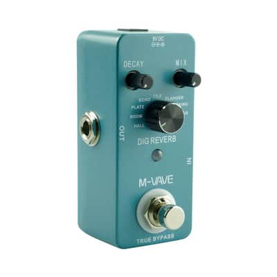 Digital Reverb Guitar Effect Pedal 9 Reverb Types True Bypass,price include the import duty for US buyer image 2