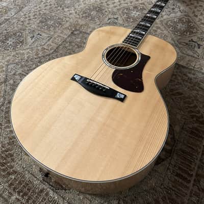Eastman AC630-BD Jumbo Acoustic Guitar in Blonde w/ Hard Case & Free Pro Setup image 7