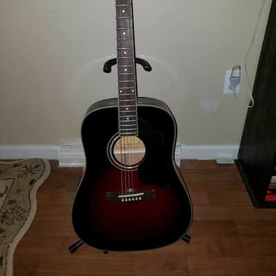 Ibanez SGT120-TRS Transparent Red Sunburst Dreadnought image 2