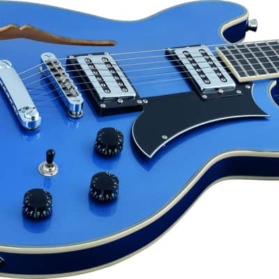 EKO MIA IV SA Blues Semi Acoustic Semi Hollow Body Guitar DG Style New image 3