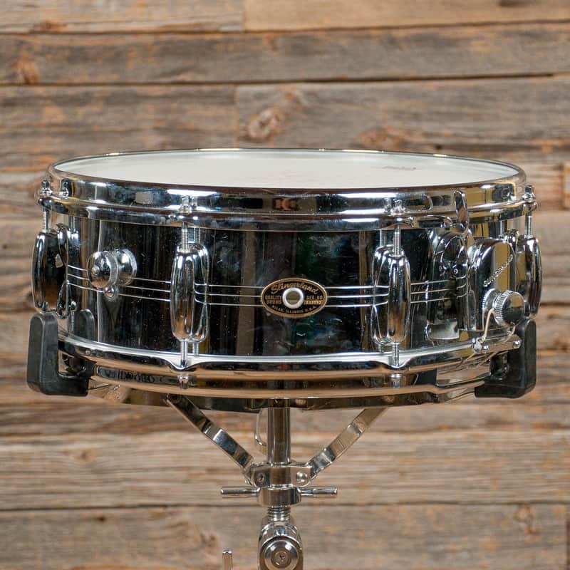 Slingerland No. 130 Gene Krupa Sound King 5x14" 8-Lug Chrome Over Brass Snare Drum 1963 - 1977 image 1