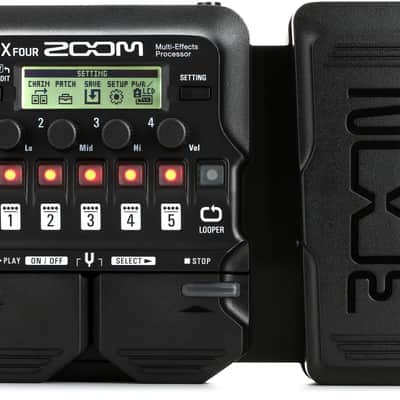 Zoom G1X FOUR Multi-effects Processor with Expression Pedal image 1