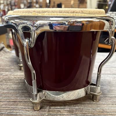 Toca 6.5" and 7.5" Bongos - Transparent Red (Used) image 5