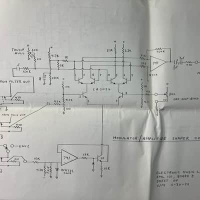 Electronic Music Laboratories Electrocomp EML-101 1970s - Silver image 10