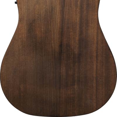 Ibanez AW54LCEOPN Artwood Thermo-Aged Okoume Left-Handed Open Pore Dreadnought with Cutaway 2019 - Natural image 2
