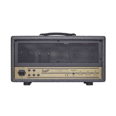 Supro 1696RTH Black Magick Reverb 25-watt Class A Tube Head2-ch, 2-band EQ, Spring Reverb, Tremolo, Free Shipping, Demo Video image 5