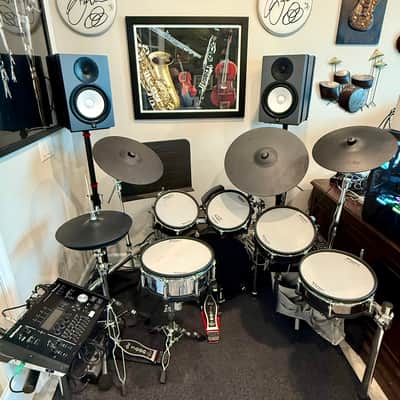 Roland TD-50KVX V-Drum Kit w Premium Upgrades - Mesh Pads - Black image 1