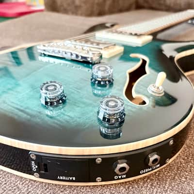 PRS SE Hollowbody II Piezo 2020 - Present - Peacock Blue image 5