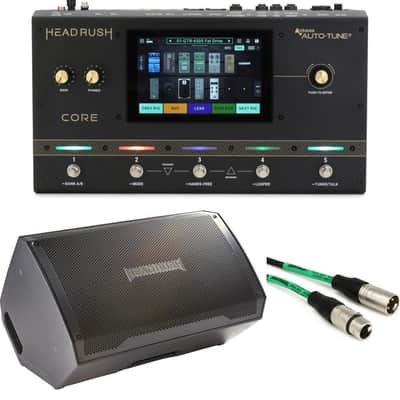 Headrush Core Guitar Multi-effect/Amp Modeler/Vocal Processor Unit and 1x12" Powered Guitar Cabinet image 2