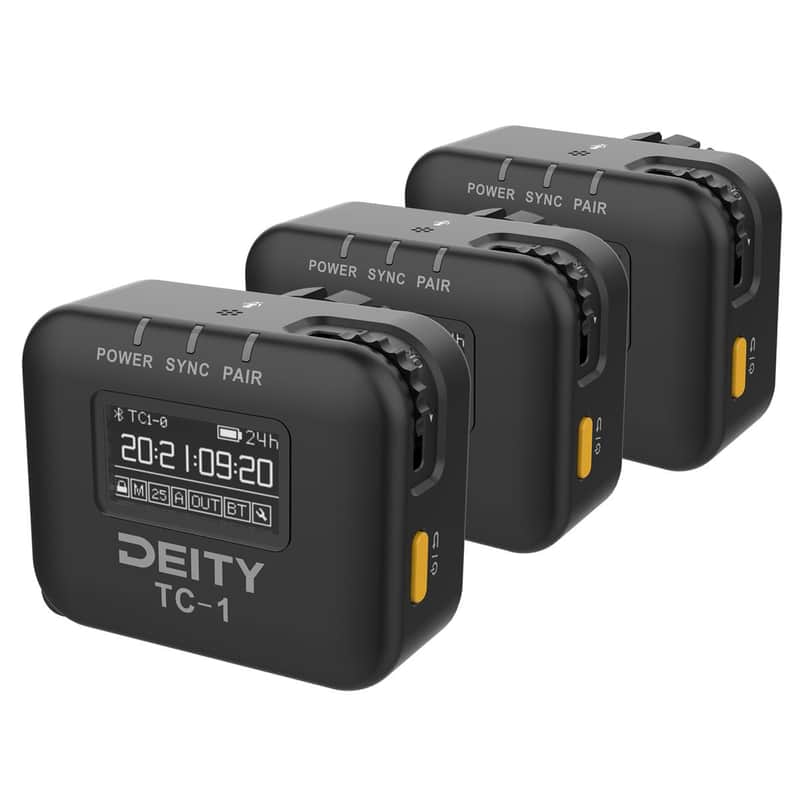 Deity Microphones TC-1 Wireless Timecode Generator Box, 3-Pack image 1