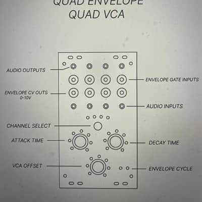 Ellitone Osage 4 Voice Analog Modular Synthesizer System 2022 - Walnut/Maple Wood image 7