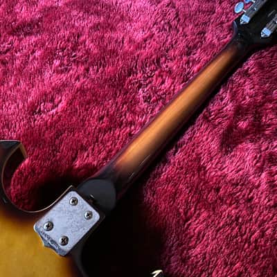 c.1968- Firstman /Burns S2-A Broadway Series Hollow Body MIJ Vintage Guitar “Sunburst” image 12