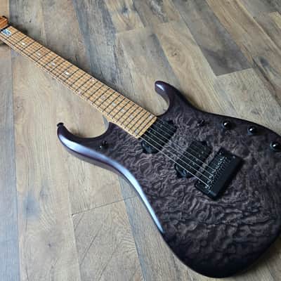 Ernie Ball Music Man JP-15 7 - Transparent Black Quilt image 5