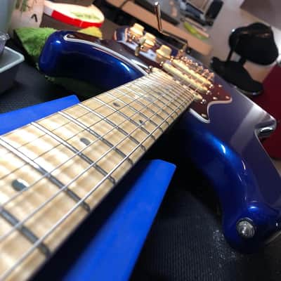 Impossible@guitar™ ‎בְּצַלְאֵל 比撒列 57/62 IG- Vintage ST Diamond Blue 2025 - Vintage ST Diamond Blue + GhostFire Bullet 3.0 padded  Super Thick GigBag - Safe Shipping image 3