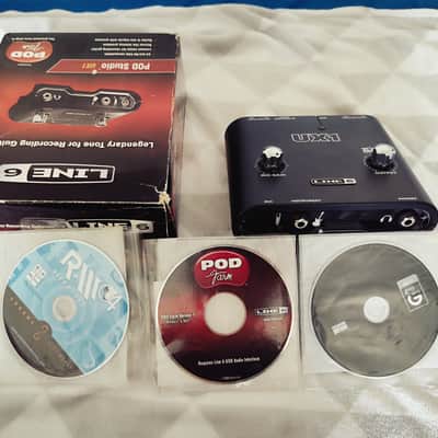 Line 6 POD Studio UX1 USB Audio Interface 2010s - Black image 1