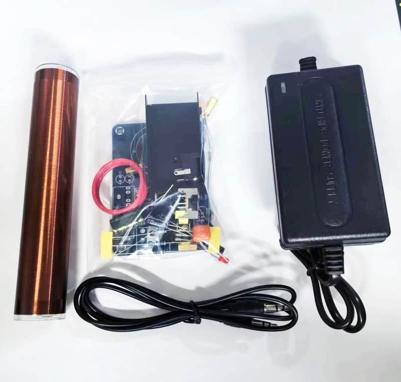 DIY Solid State Tesla Coil Plasma Speaker Audio Reactive Lightning Music Device image 1