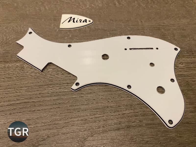 PRS USA CORE Mira Pickguard / Truss Rod Cover Set - White image 1