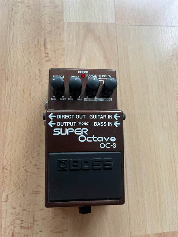 Boss OC-3 Super Octave (Dark Gray Label) 2003 - Present - Brown image 1