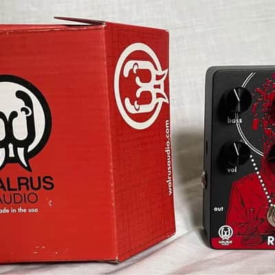 Walrus Audio RED High-Gain Distortion 2017 - Black / Red Scientist image 1