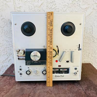 Vintage 1960s Reel to Reel Tape Recorder Akai X-100D, Not Working image 8