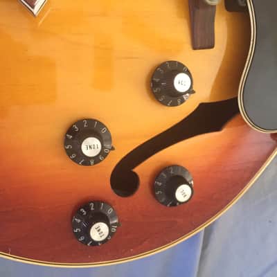 Gibson ES 175 D 1972 Iced Tea Burst image 7