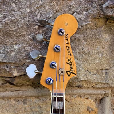 1969 Fender Jazz Bass - Refin Sunburst - w/OHSC image 3