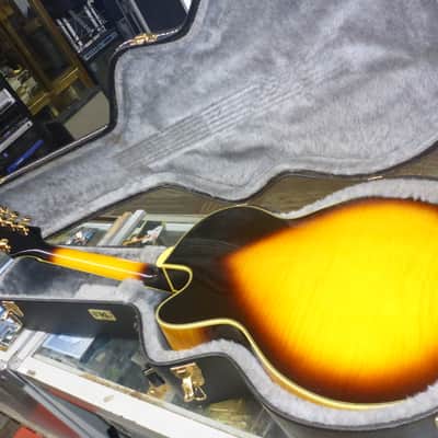 Epiphone Joe Pass Emperor II VS w/Case( Considered 2nd ) : Frets Leveled , Crowned & Dressed 2007 - Vintage Sunburst image 7
