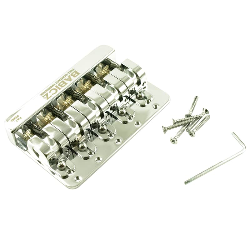 Babicz Full Contact Hardware 5 String Bass Bridge Chrome image 1