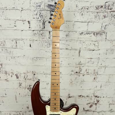 R.O'M Custom Guitars S-Type S-Type - Natural over mahogany body image 7