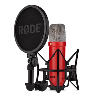 Rode NT1 Signature Series Studio Large-Diaphragm Condenser Microphone, Red image 1