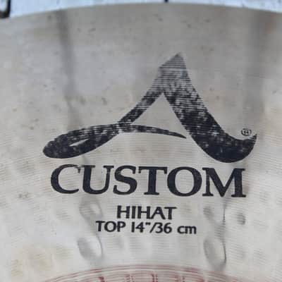 Zildjian A Custom 14 Inch Hi Hat Cymbal Pair 14" Hi Hats Drum Cymbals A20510 image 3