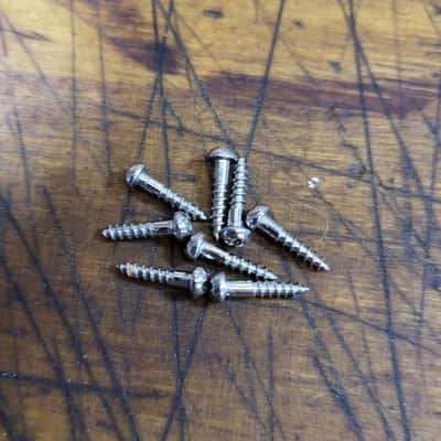 Vintage 1970's Made in Korea 3x3 Fancy Guitar Tuners Acoustic  Installation Screws Luthier Parts #7 image 6