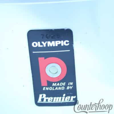 *Premier Olympic 14"x5.5" Chrome Steel Snare Drum England UK 8-Lug Vintage 70s* image 2