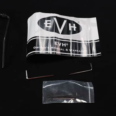 EVH Striped Series Frankenstein Frankie Electric Guitar - Black with Yellow Stripes, Relic 128 image 12
