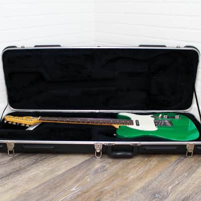 Preowned 1992 G&L ASAT Classic (Made in USA) w/ SKB Hardshell Case - Clear Forest Green image 12
