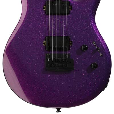 Sterling By Music Man LK100 Steve Lukather Signature Electric Guitar - Purple Sparkle Rosewood Fingerboard image 1