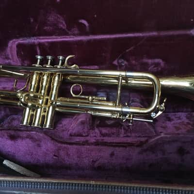 Henri Selmer Grand Prix Depose Trumpet Circa 1950 Lacquer image 3