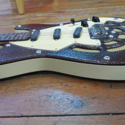 Vintage Lindert Thumbs Up Electric Guitar Made In USA Very Rare image 7