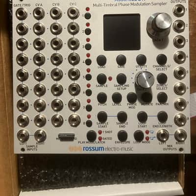 Rossum Electro-Music Assimil8or Multi-Timbral Phase Modulation Sampler Eurorack Module 2016 - 2021 - Silver image 1