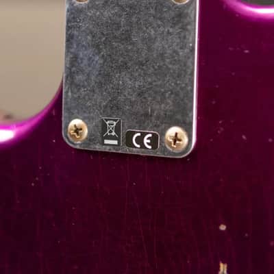 Fender Custom Shop 1965 Jaguar Heavy Relic Electric Guitar - Faded Purple Metallic with Hardshell Case image 20
