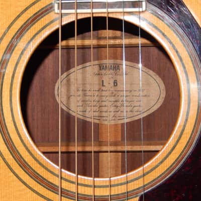 MADE IN JAPAN - YAMAHA L6 1978 - ABSOLUTELY MARVELOUS ACOUSTIC
