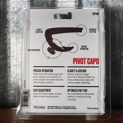 Dunlop DPCGM Pivot Capo Gun Metal Guitar Capo image 3