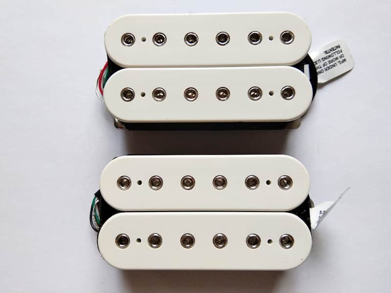 ディマジオ FUSION EDGE ネック DiMarzio Fusion Edge Bridge + Neck F Spaced Humbucker Set in White