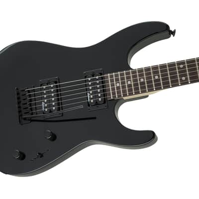 Used Jackson JS Series Dinky JS11 - Gloss Black w/Amaranth FB image 8
