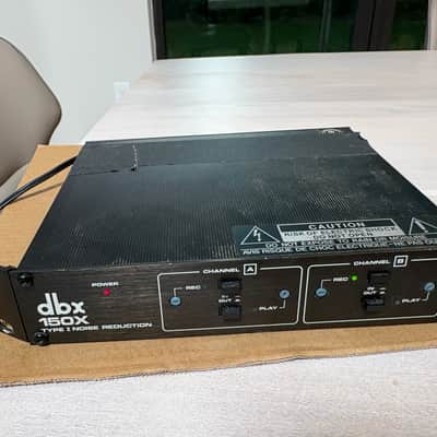 dbx 150 2-Channel Type I Noise Reduction System 1980s - Black image 2