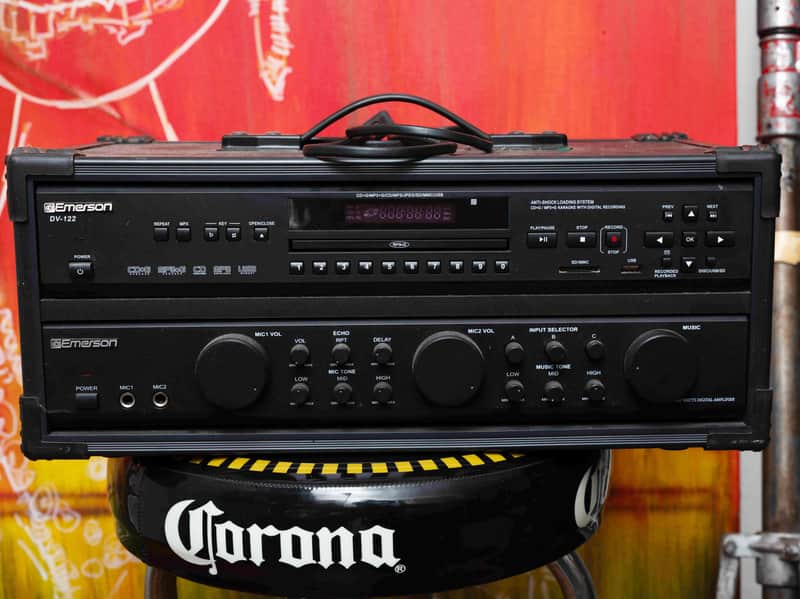 Emerson DV122 Professional Karaoke System 2010's  - Black image 1