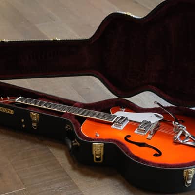 MINTY! Gretsch Brian Setzer Hot Rod Hollowbody G6120SHTV TV Jones Tangerine + OHSC image 20