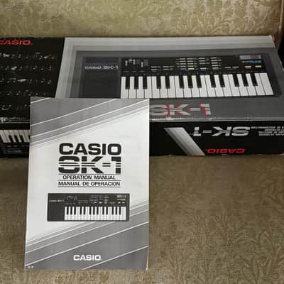 Casio SK-1 32-Key Sampling Keyboard 1986 - Black